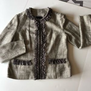 Mac and Jac Grey Tweed Blazer